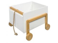 Kocot kids Detský úložný box Victor 60 cm biely