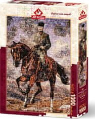 Art puzzle Puzzle Ghazi Mustafa Kemal na svojom koni 1000 dielikov