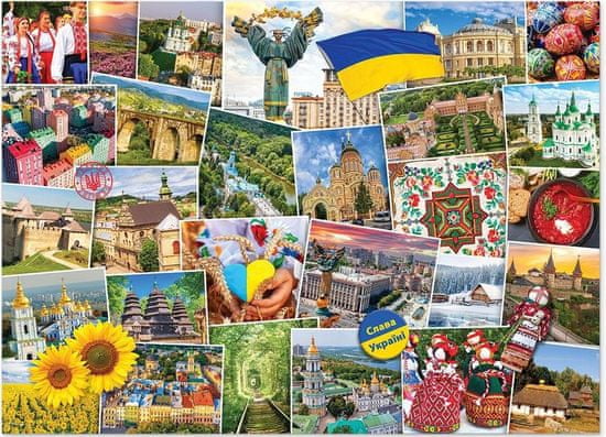 EuroGraphics Puzzle Ukrajina 1000 dielikov