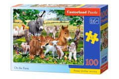 Castorland Puzzle Na farme 100 dielikov