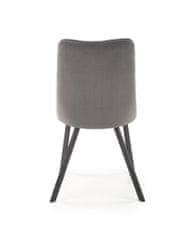 Halmar Kovová stoličky K450, sivá