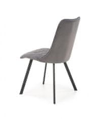 Halmar Kovová stoličky K450, sivá