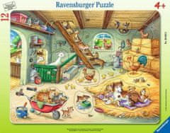 Ravensburger Vkladačka Zvieratká na farme 12 dielikov