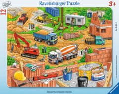 Ravensburger Vkladačka Práca na stavenisku 12 dielikov