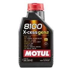 Motul 8100 X-Cess gen2 5W40 1L