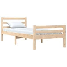 Vidaxl Rám postele, masívne drevo, 90 x 200 cm