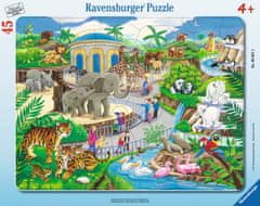 Ravensburger Puzzle Návšteva v ZOO 45 dielikov