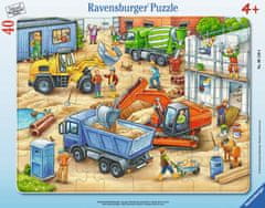 Ravensburger Puzzle Veľké stavebné autá 40 dielikov