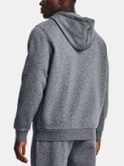 Under Armour Mikina UA Essential Fleece FZ Hood-GRY L