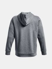 Under Armour Mikina UA Essential Fleece FZ Hood-GRY L