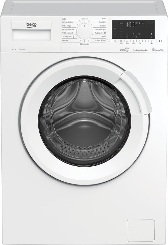 Beko Spredu plnená práčka EWUE76261CSH1W