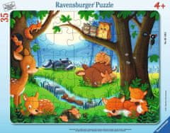 Ravensburger Puzzle Keď idú všetci spať 35 dielikov