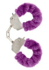 Toyjoy ToyJoy Furry Fun Cuffs putá na ruky plyšová fialová