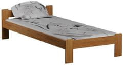 eoshop Drevená posteľ Celinka 80x200 + rošt ZADARMO (Farba dreva: Dub)