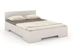 eoshop Drevená posteľ SPECTRUM Maxi & Long, dlhšia 20cm, borovica (Rozmer: 140x220 cm, Farba: Biela)