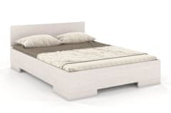 eoshop Drevená posteľ s úložným priestorom SPECTRUM Maxi & Long ST, dlhšia 20cm, buk (Rozmer: 120x220 cm, Farba: Biela)