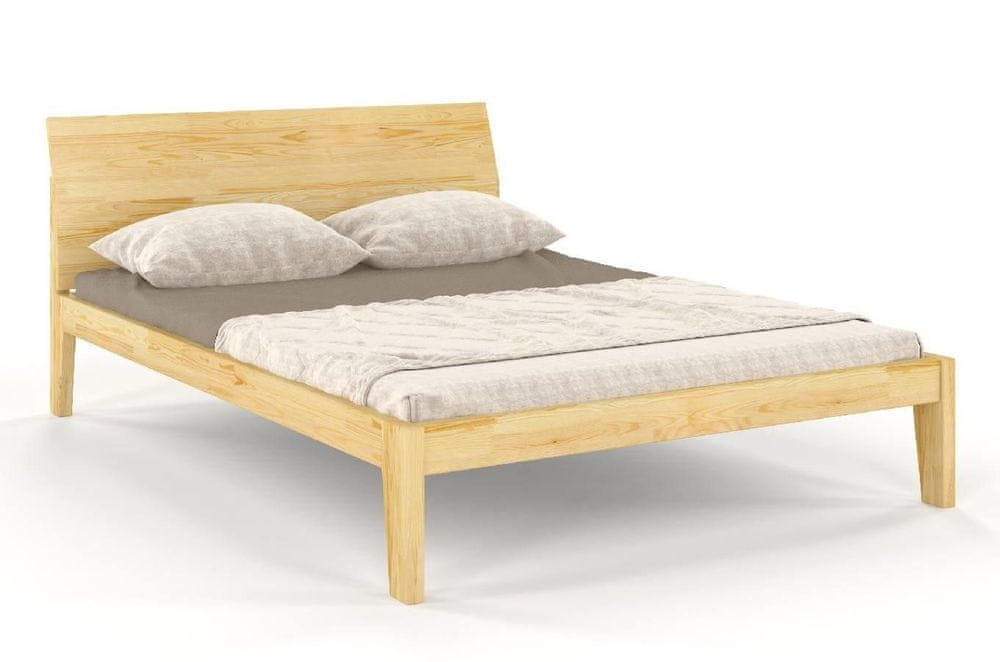 eoshop Drevená posteľ AGAVA, borovica (Rozmer: 180x200 cm, Farba: Prírodná)