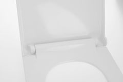 SAPHO , AVVA Slim WC sedátko s pomalým zatváraním, biela/chróm, 100787