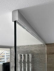 POLYSAN , ARCHITEX LINE sada pre uchytenie skla, podlaha-stena-strop, max.š. 1600 mm, leštený hliník, AL2816