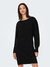 Jacqueline de Yong Dámske šaty JDYMARCO Regular Fit 15259216 Black MELANGE (Veľkosť L)