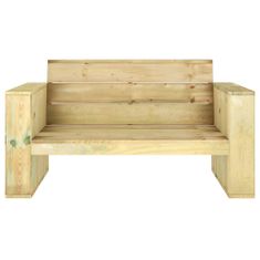 Petromila vidaXL Záhradná lavička 139 cm impregnované borovicové drevo