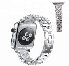 MAX náhradní řemínek MAS22 pro Apple Watch, 42/44mm, strieborná