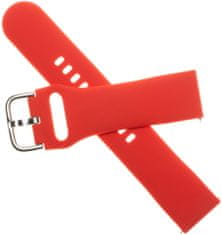 FIXED silikónový remienok pre smartwatch, šírka 20mm, červená FIXSST-20MM-RD