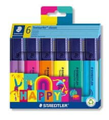 Staedtler Zvýrazňovače "Textsurfer classic 364 C Happy", 6 farieb, sada, 1-5 mm, 364 C6 HA