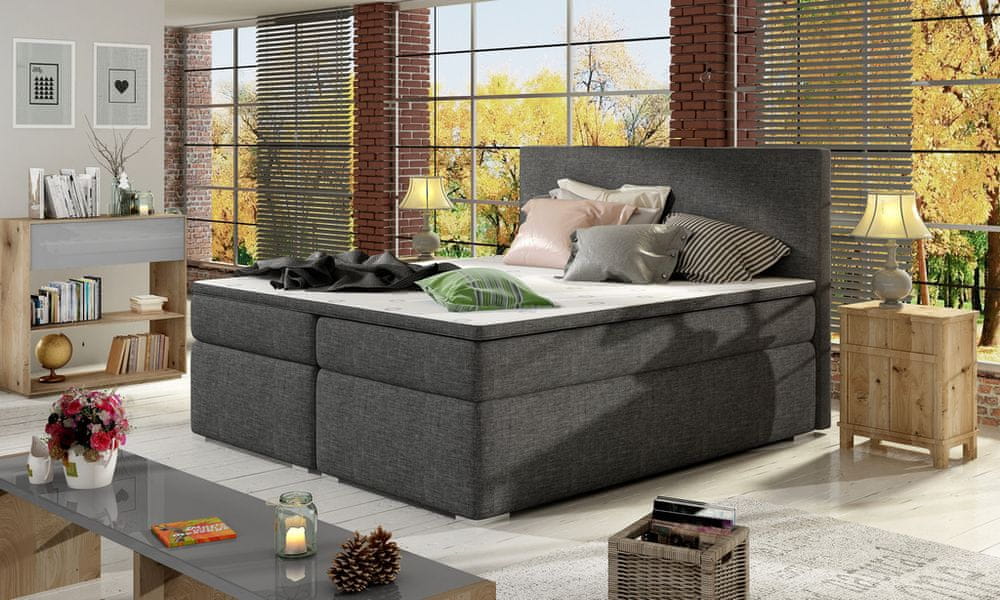 eoshop Posteľ Divalo Boxspring 140x200 cm - Sawana 05 (farba poťahu)