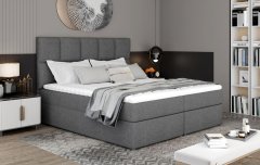 eoshop Posteľ Glossy Boxspring 160x200 cm - Sawana 05 (farba poťahu)