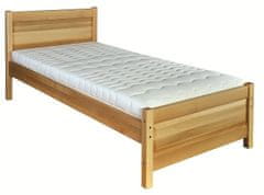eoshop Drevená posteľ 90x200 buk LK120 (Farba dreva: Buk bielený)