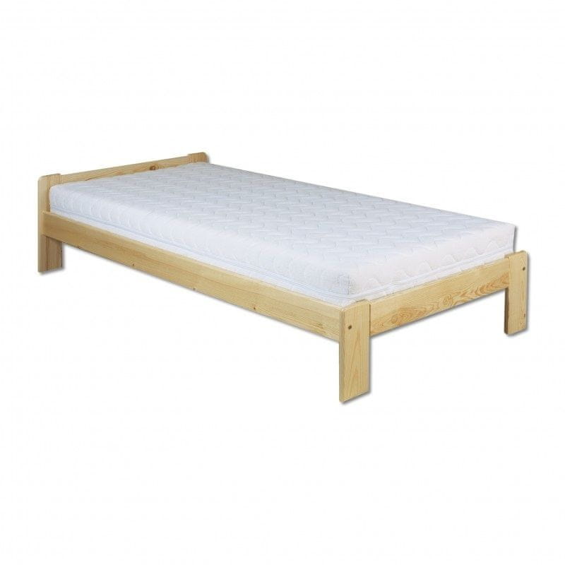 eoshop Drevená posteľ 100x200 LK123 (Farba dreva: Orech)