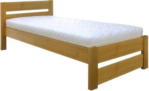 eoshop Drevená posteľ 100x200 buk LK180 (Farba dreva: Koniak)