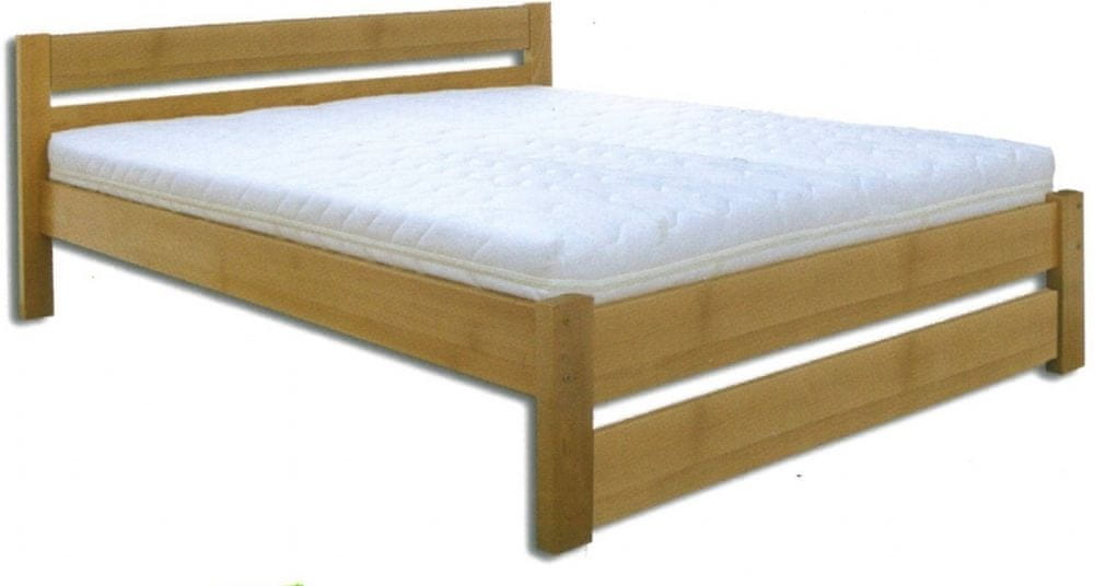 eoshop Drevená posteľ 120x200 buk LK190 (Farba dreva: Buk bielený)