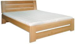 eoshop Drevená posteľ 180x200 buk LK192 (Farba dreva: Rustikal)