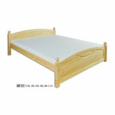 eoshop Drevená posteľ 180x200 LK103 (Farba dreva: Gray)
