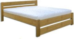 eoshop Drevená posteľ 140x200 buk LK190 (Farba dreva: Cherry)