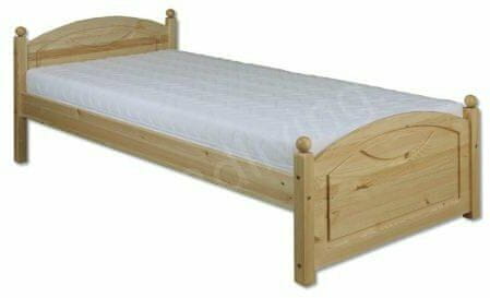 eoshop Drevená posteľ 80x200 LK126 (Farba dreva: Dub)