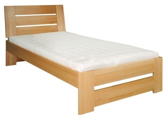 eoshop Drevená posteľ 80x200 buk LK182 (Farba dreva: Buk prírodný)