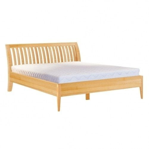 eoshop Drevená posteľ LK191 180x200, buk masív (Farba dreva: Gray)