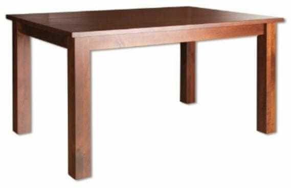 eoshop Jedálenský stôl ST170 S80 masív buk (Farba dreva: Buk prírodný, Hrana stola: S5)