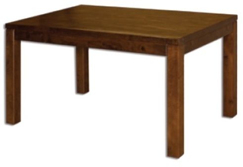 eoshop Jedálenský stôl ST172 s160 masív buk, šírka dosky 2,5 cm, 2 krídla (Farba dreva: Buk bielený, Hrana stola: S5)