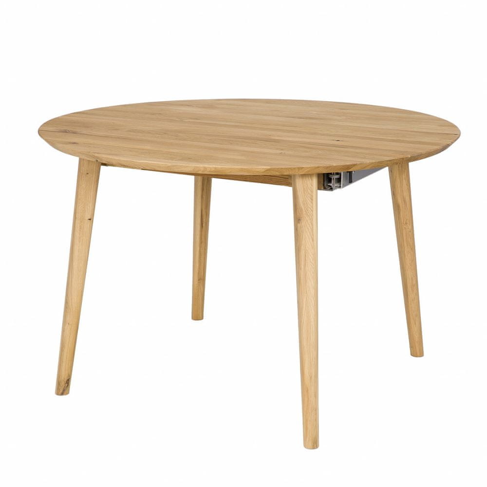 eoshop Jedálenský stôl ST382 S120 masív - dub (Farba dreva: Tmavý dub)