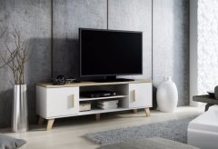 eoshop TV stolík Lotta, 160 cm (2D2K), biela