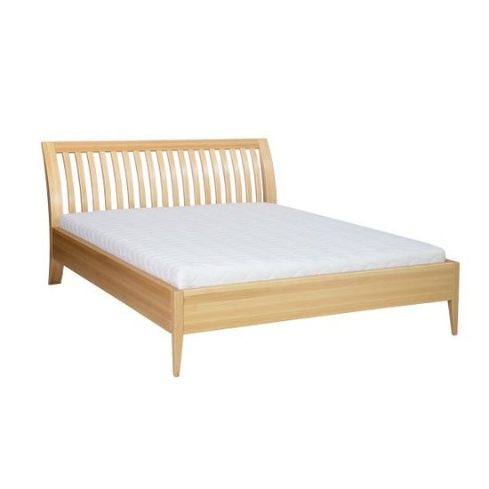 eoshop Drevená posteľ LK191, 140x200, buk (Farba dreva: Orech)