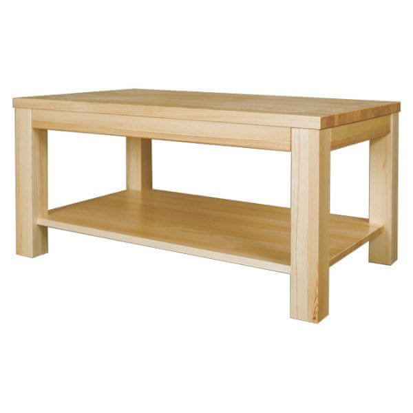 eoshop Konferenčný stôl ST117, 100x50x60, borovica (Dĺžka: 60, Farba dreva: Orech)