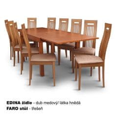 KONDELA Jedálenský stôl, rozkladacia, čerešňa, 120-240x90 cm, FARO