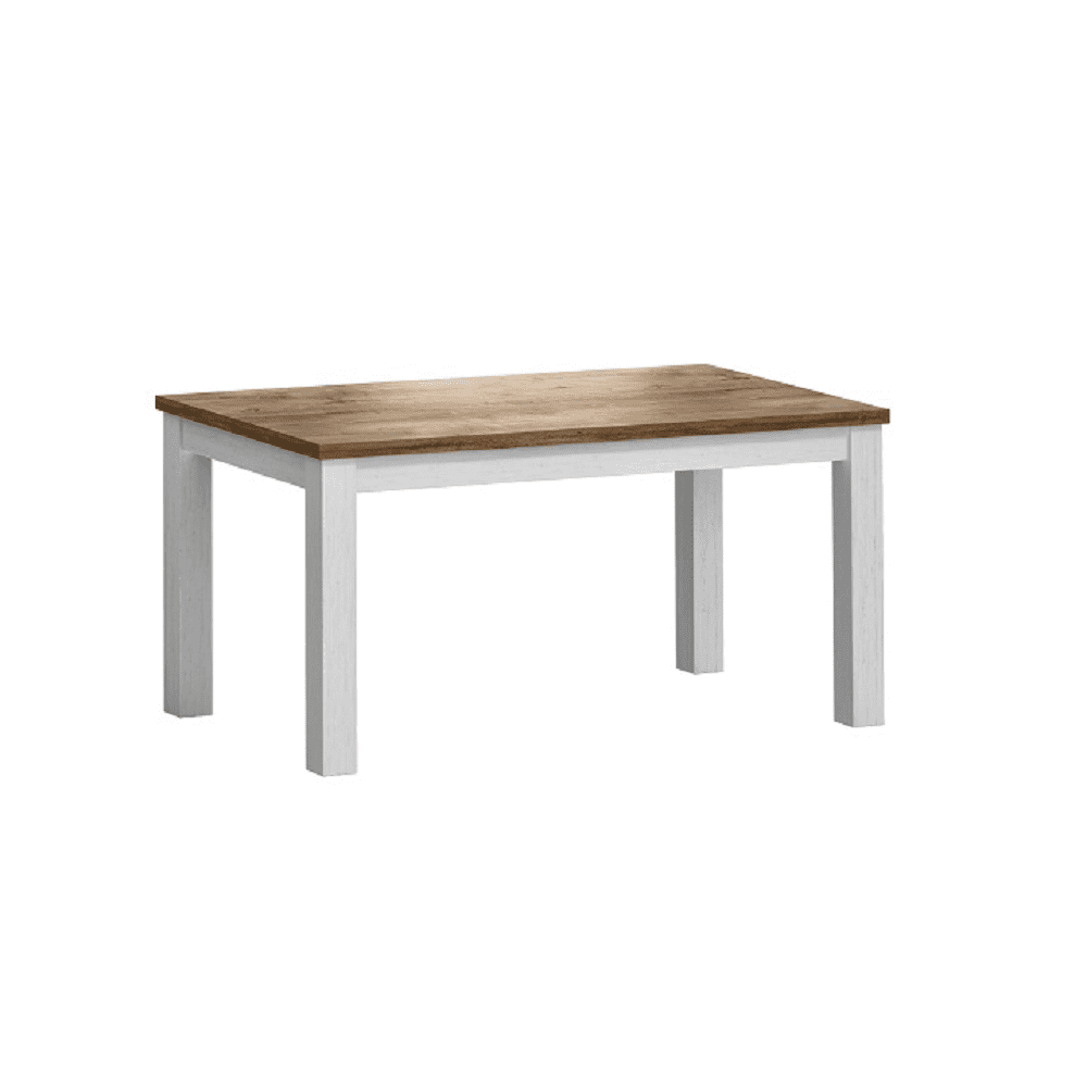 KONDELA Stôl STD, rozkladacia, sosna andersen / dub lefkas160-203x90 cm, , PROVANCE
