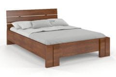 eoshop Drevená posteľ Arhus High - buk (Rozmer: 180x200 cm, Farba: Orech)