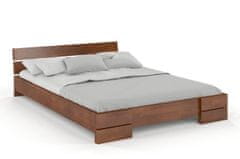 eoshop Drevená posteľ Sandemo, buk (Rozmer: 90x200 cm, Farba: Orech)